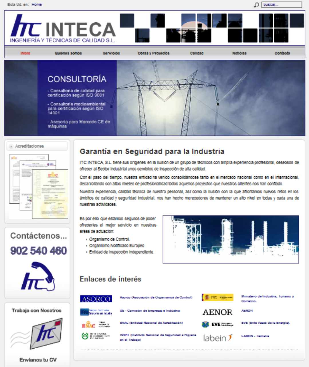 Captura Web ITC Inteca (2014)